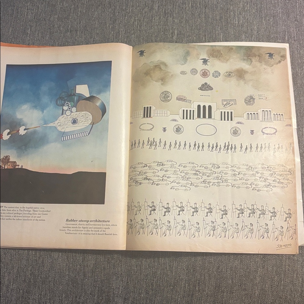 Look  Beatles John Lennon January 9, 1968 Vibrant Red and Yellow Cover - Picture 9 of 10